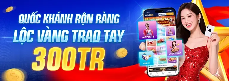 Biểu ngữ khuyến mãi với các ưu đãi chào mừng và hoàn trả thể thao, thu hút người chơi j99